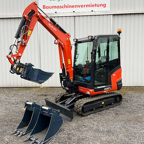 BS Baumaschinen Verleih Nordkirchen - Minibagger Kubota KX027-4
